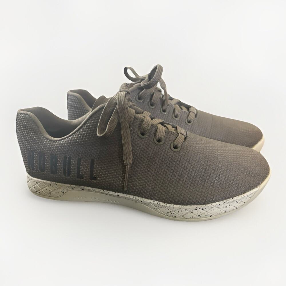 Nobull Workout Superfabric Shoes Taupe Running Training Sneakers Sz 9 W 7.5 M